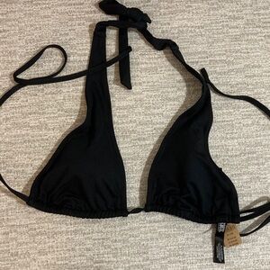 PINK Victoria's Secret Black Bikini Top xl